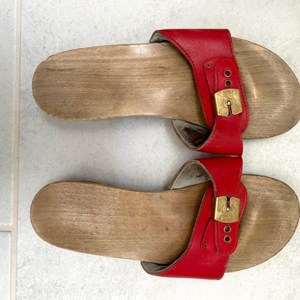 Vintage Dr. Scholl's Exercise Slip On Sandals 7